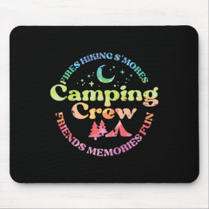 Camping Crew Family Friends Girls Kids Toddler You Mouse Mat