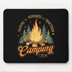 Camping Crew Family Friends Girls Kids Toddler You Mouse Mat