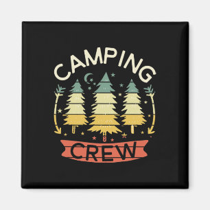 Camping Crew Shirt Kids Family Camping Shirts Matc Magnet