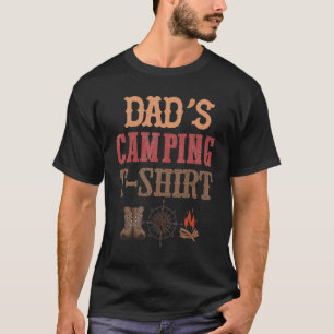 Camping Dad Father's Day Funny Hiking Adventure Fi T-Shirt
