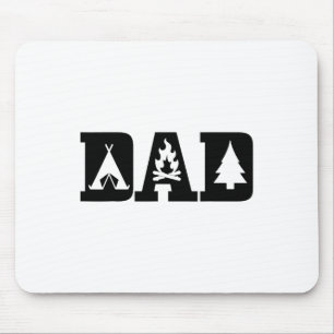 Camping Dad Father's Day Outdoor Bushcraft Camper Mouse Mat