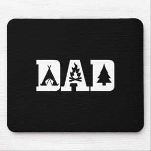 Camping Dad Father's Day Outdoor Bushcraft Camper  Mouse Mat