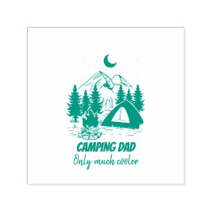 Camping Dad Funny Father's Day Self-inking Stamp