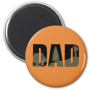 camping dad magnet