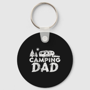 Camping Dad Shirt 5th Wheel Camper Rv Vacation Gif Key Ring