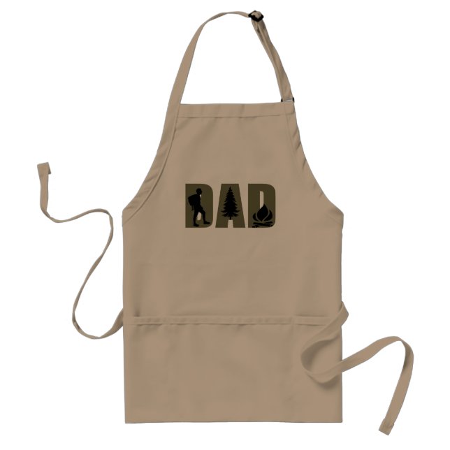camping dad standard apron (Front)
