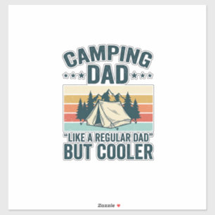 Camping Dad Vintage Retro Outdoor Vector Shirt Des