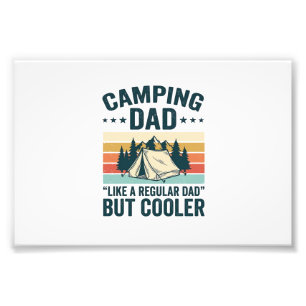Camping Dad Vintage Retro Outdoor Vector Shirt Des Photo Print