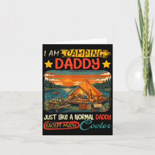Camping daddy definition much cooler father's day card