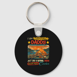 Camping daddy definition much cooler father's day key ring
