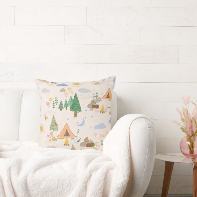 Camping day pillow  (Couch)