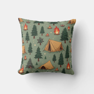 Camping Design Cushion