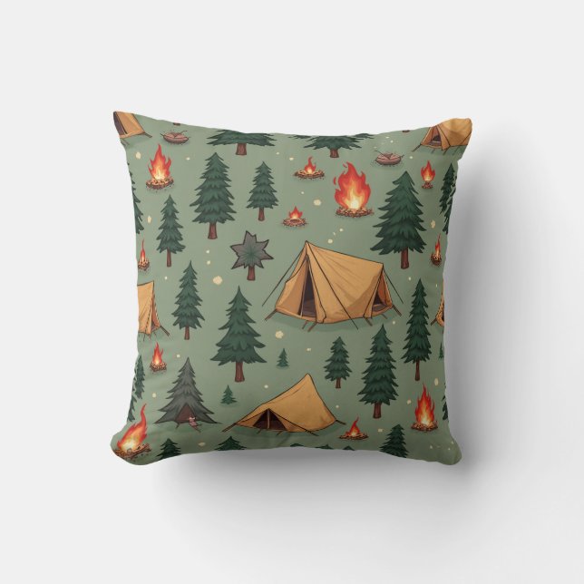 Camping Design Cushion (Front)
