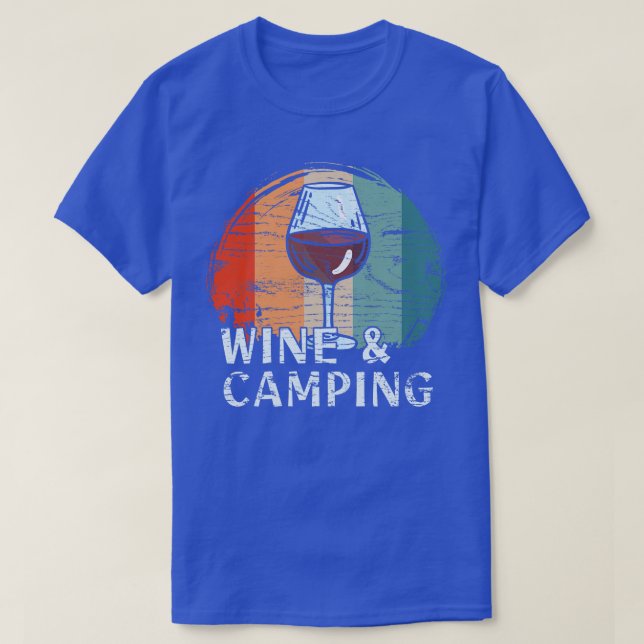 Camping Drinking Wine 5 T-Shirt
