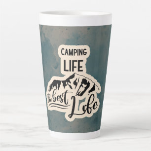 Camping Enthusiast  Latte Mug