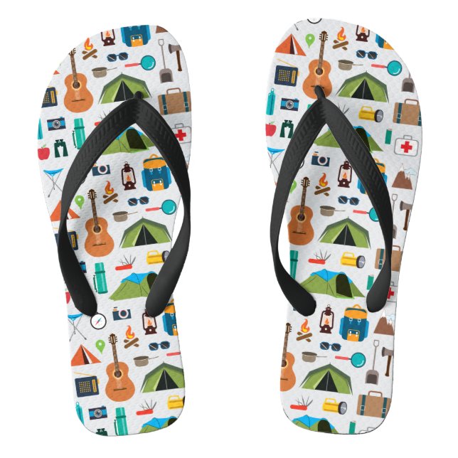 Camping Equipment Flip Flops (Footbed)