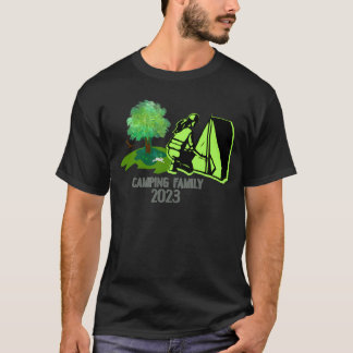 camping family 2023 funny T-Shirt