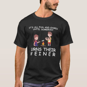 Camping Family Campfire Fire Weiner Epic Kids T-Shirt