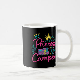 Camping Family Girl Campervan Motorhome Princess C Coffee Mug