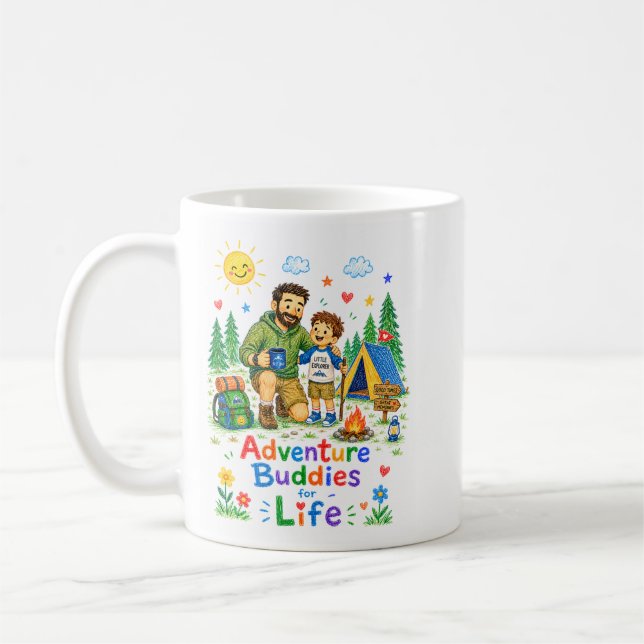  Camping Father's Day  Coffee Mug (Left)