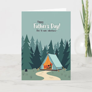Camping Fathers Day Moment Card