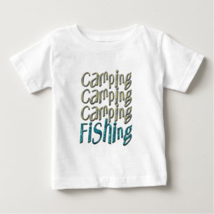 Camping Fishing Baby T-Shirt