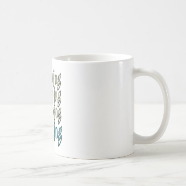 Camping Fishing Coffee Mug (Right)