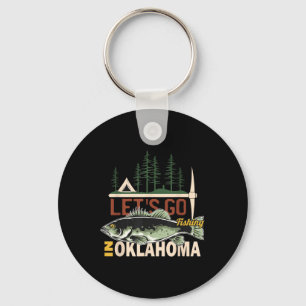 Camping Fishing In Oklahoma - Nature Oklahoma Fish Key Ring
