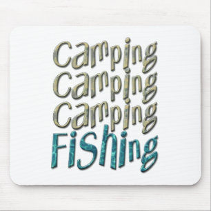 Camping Fishing Mouse Mat