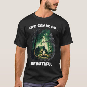 Camping Forest World Explore Backpacker Nature Ten T-Shirt
