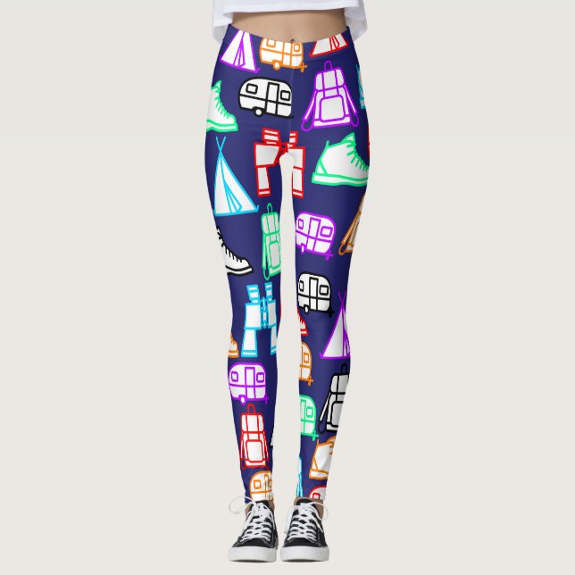 Camping Fun Leggings (Front)
