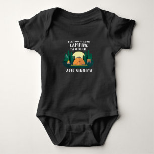 Camping german baby bodysuit