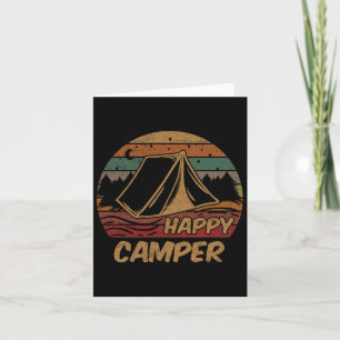 Camping Gifts Happy Camper Campsite Scout Lovers C Card