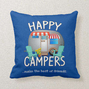 Camping Gifts  Happy Camper Cushion