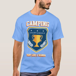 Camping girl cute gift T-Shirt