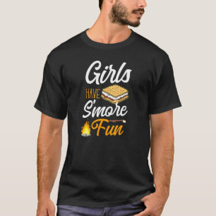 Camping Girls Have Smore Campfire Marshmallow T-Shirt
