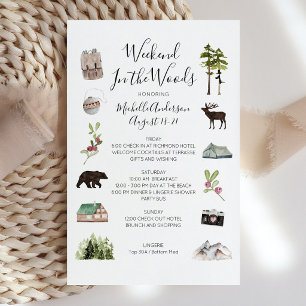 Camping Glamping Bachelorette Weekend Itinerary