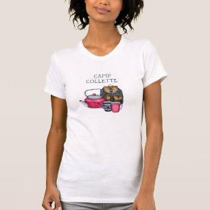Camping Glamping Camp Name Tee