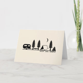 Camping Greeting Card