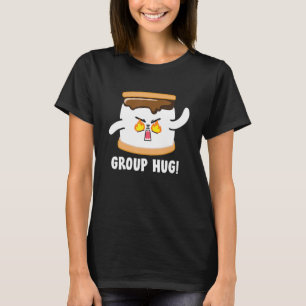 Camping Group Hug Marshmallow Bonfire Rv Car T-Shirt