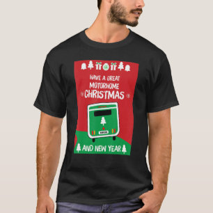 Camping Happy Christmas Camping Motorhome Rv T-Shirt