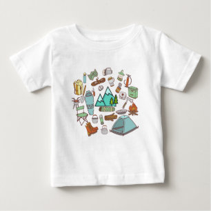 Camping, Hiking, Adventure Baby T-Shirt