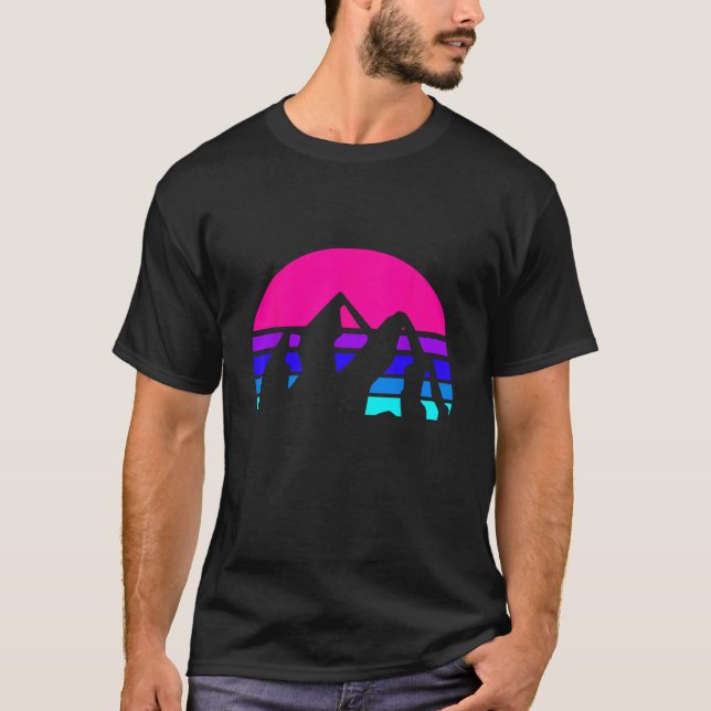 Camping Hiking Men Women T Shirt (Front)