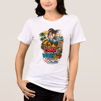 Camping Holiday Graphic T-Shirt Tri-Blend Shirt