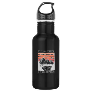 Camping - I Would Rather Be Camping 532 Ml Water Bottle