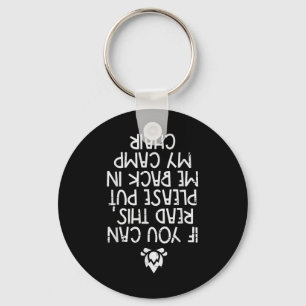 Camping If You Can Read This Funny Camper Men Wome Key Ring