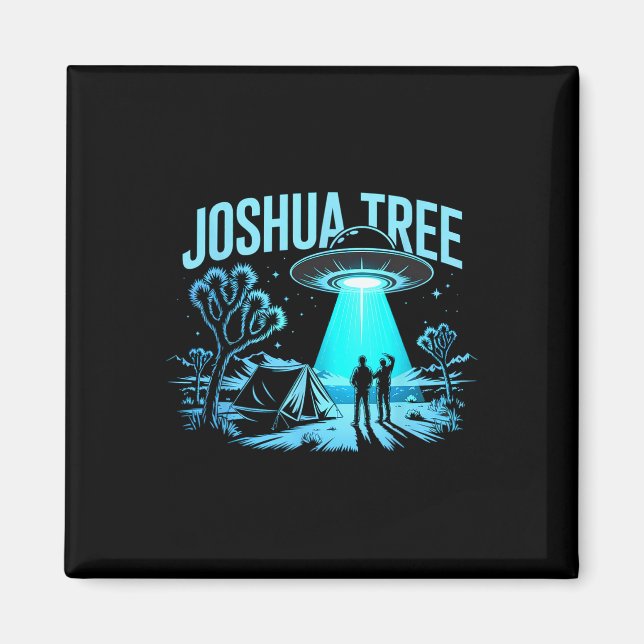 Camping In Joshua Tree  Magnet (Front)