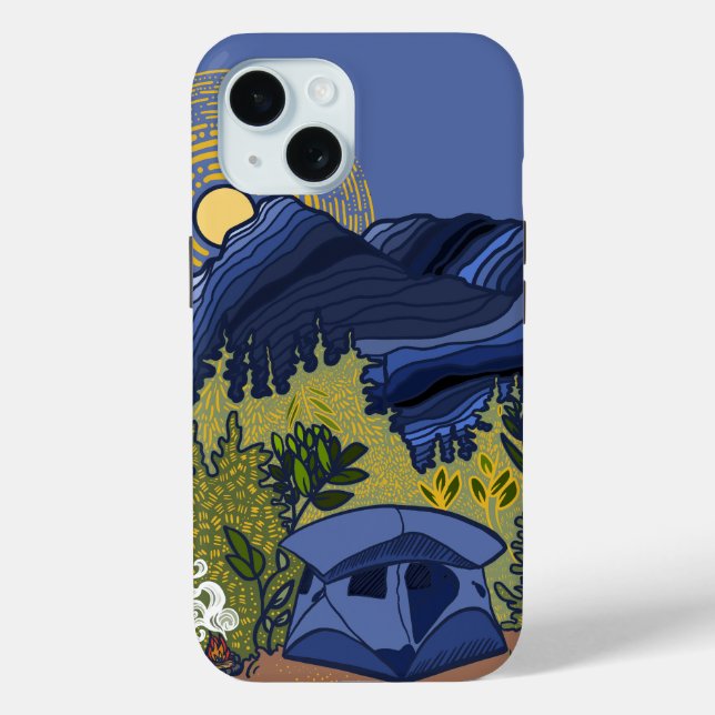 Camping in Mountains  Case-Mate iPhone case (Back)
