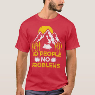Camping in nature without people T-Shirt