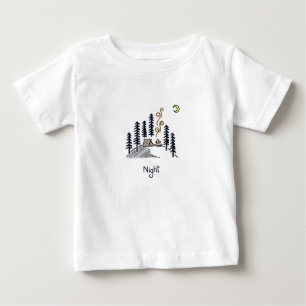 Camping In The Forest At Night T-Shirt 